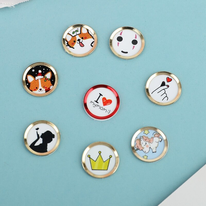 Cartoon Cute Home Button Sticker For iPhone 5 5S 6 6S 7 8 Plus For Ipad Air 2 Mini Fingerprint Identification Keypad