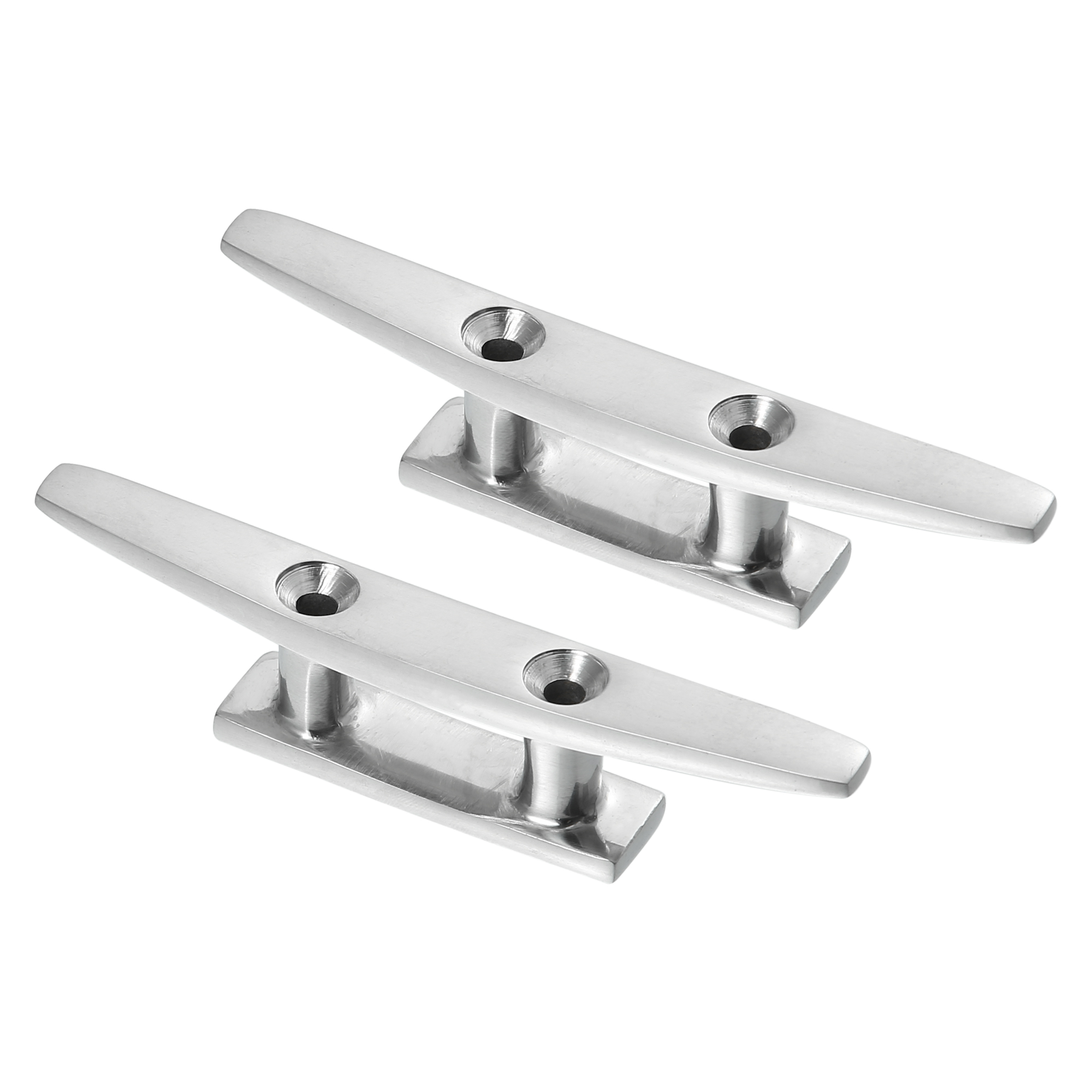 UXCELL 4-6 Inch 100-150mm Rvs Boot Vlaggenmast Cleat Hook Deck Cleats Touw Cleat Handvat Universeel voor Marine Boot