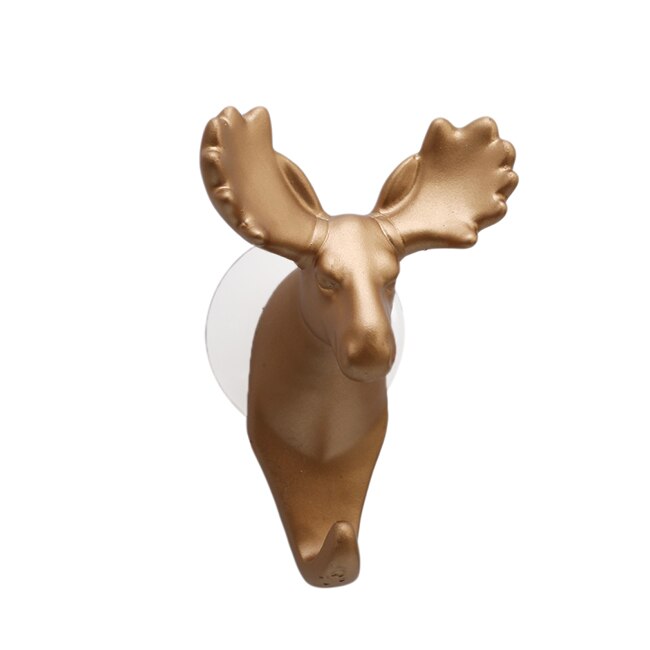 Gancho decorativo de pared para muebles del hogar, ganchos pequeños y modernos, ganchos multifuncionales, joyería para pared, llaves, perchas creativas: Golden Elk