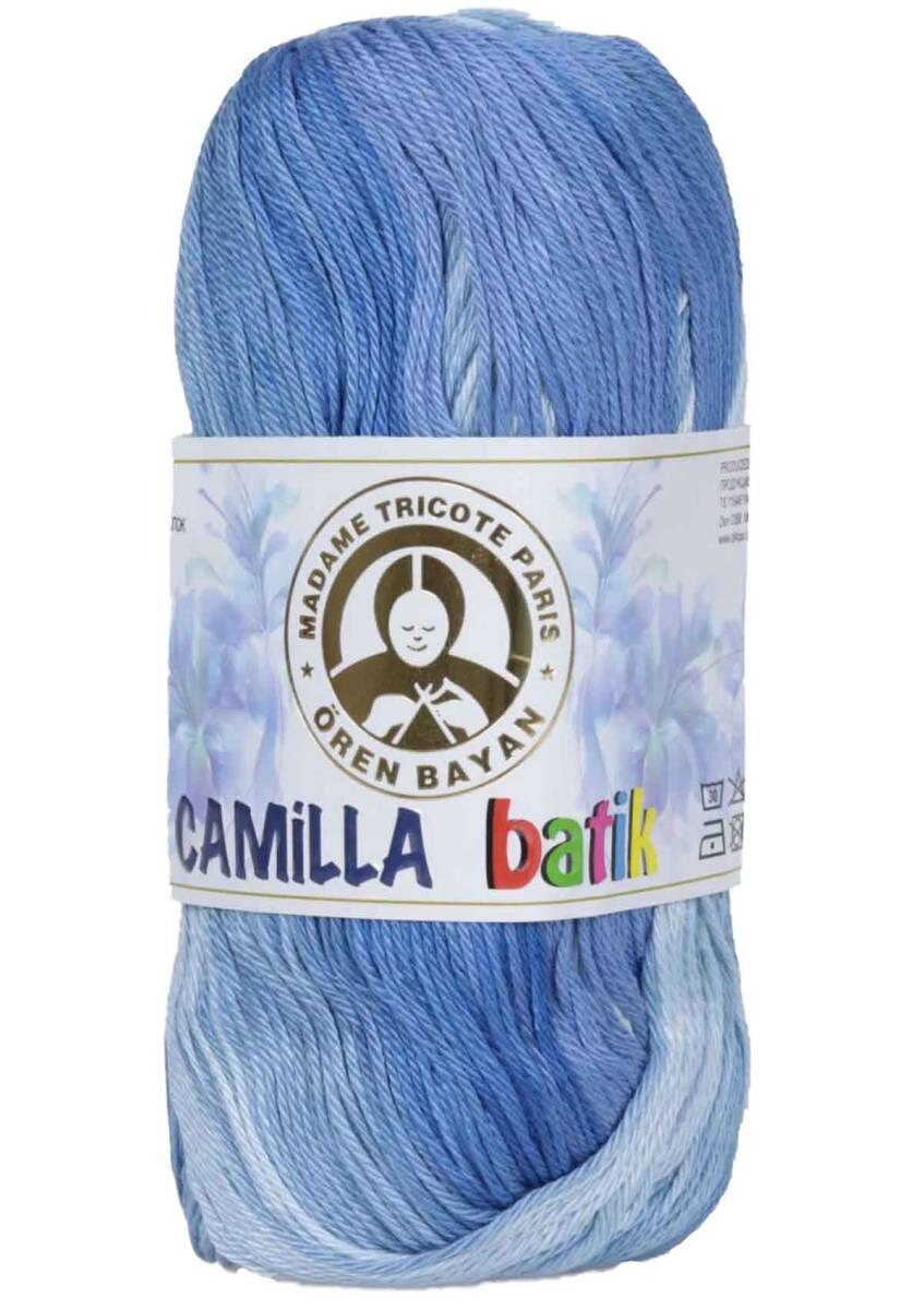 1 Pack ( 5 Balls ) Madame Tricote ( Oren Bayan ) Camilla Batik Hand Knitting Yarn Paris %100 Mercerized Cotton Crochet Tool Kit: 104