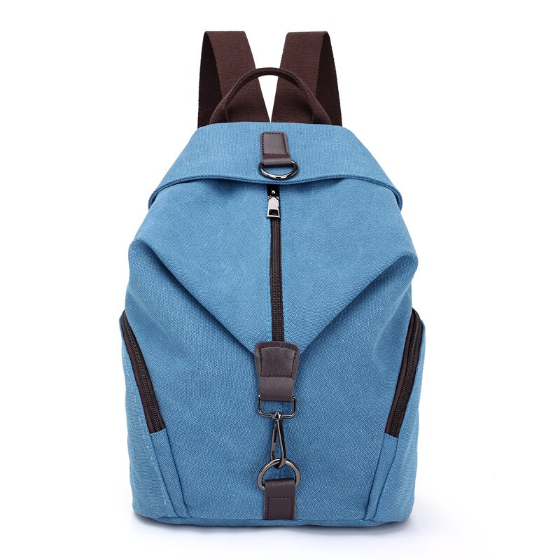 Bolso de lona para mujer, mochila de viaje de estilo universitario, informal, Retro, a la , Edición coreana, novedad de
