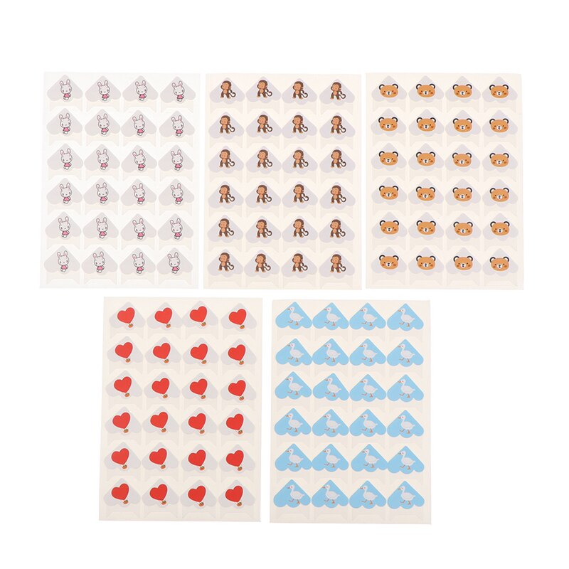 24 pcs DIY Cartoon Cute Animals Corner Cute Paper Stickers for Photo Albums Frame Decoration Scrapbooking