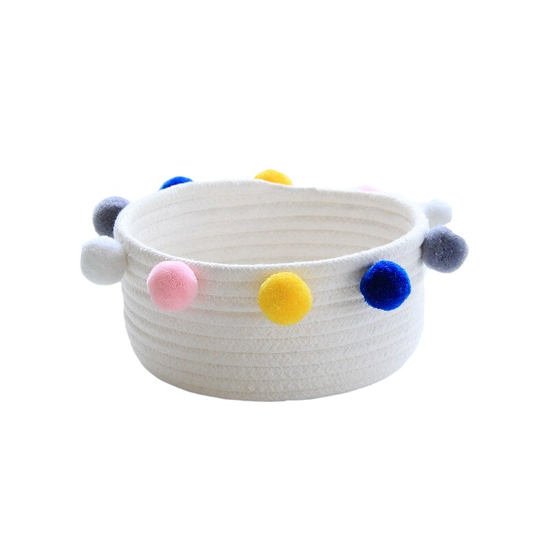 Orino Soft Cotton Rope Storage Baskets with Handles Ghana