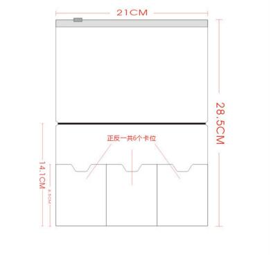 Midori standard s 'Viaggiatore taccuino PVC Tasca Della Chiusura Lampo Sacchetto di Raccolta Trasparente Pocker con I Titolari di Carta Cartella Archivio: A5 stile