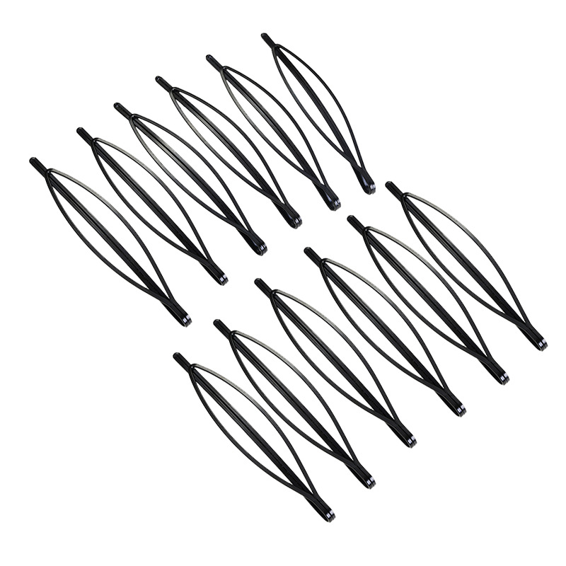 1/20 pçs feminino bb presilhas bobby pin metal preto grampos de cabelo snap bandana grampos de cabelo menina fix acessórios de estilo de cabelo