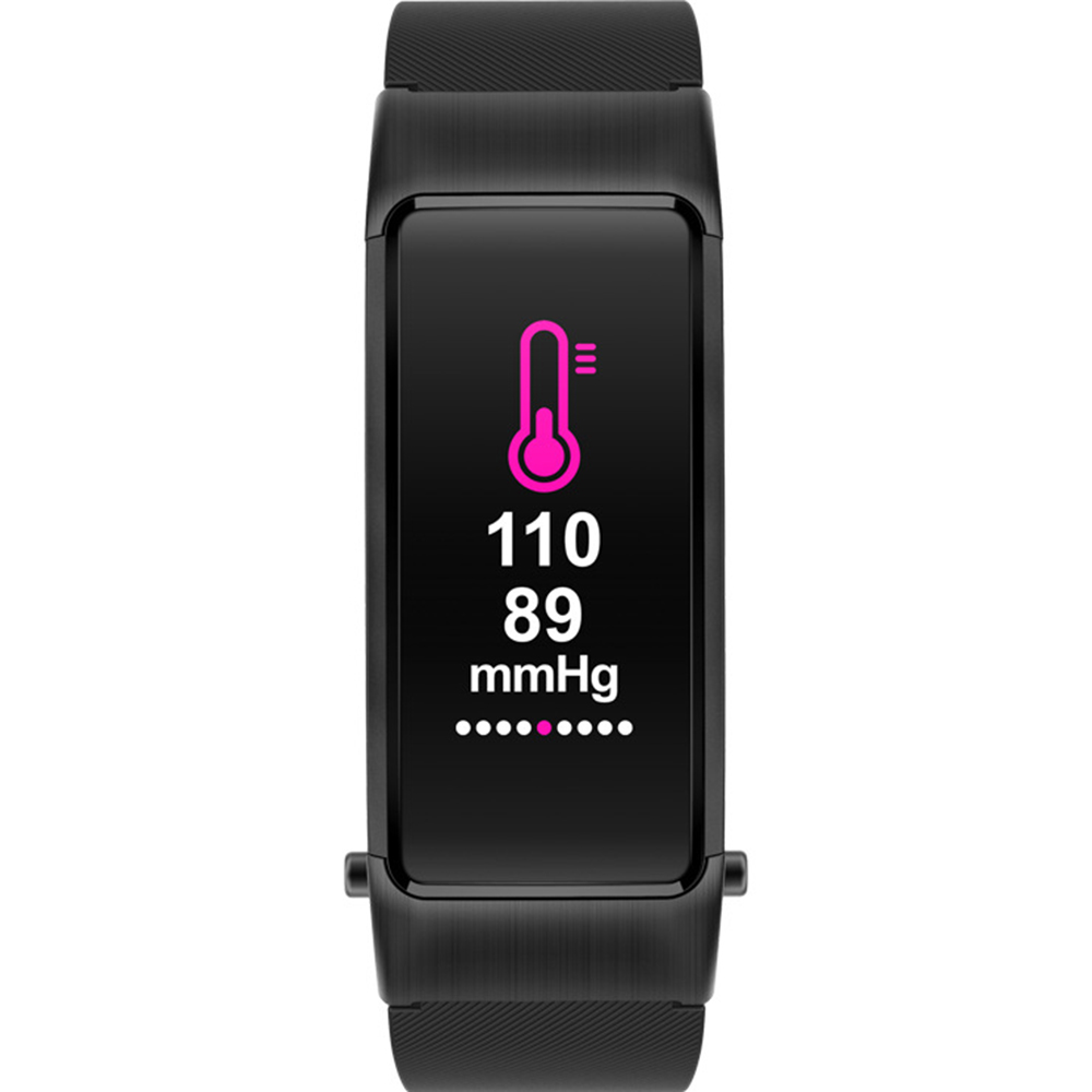 B31 Smart Talk Armband Band Armband Fitness Tracker Heart Rate Monitor Bluetooth Kopfhörer Smart Band Für IOS Android: Black