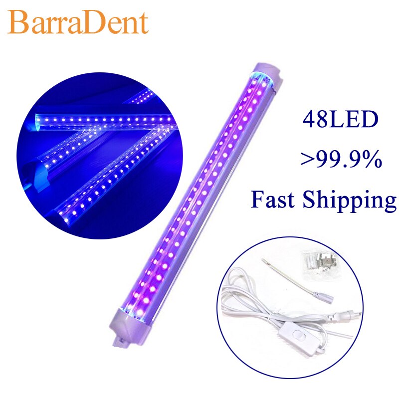 8W LED UV Lamp Germicidal Sterilizer UV Light Sterilizer Germicidal Lamp Eliminator Home Tube Quartz Ultraviolet Light