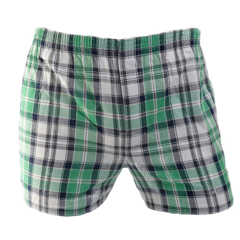 10pcs/Lot Family Men&#39;s Panties Shorts Plaid Underpants Man Cotton Loose Woven Cuecas Boxer Masculina Home Boxers For Men 5XL 6XL