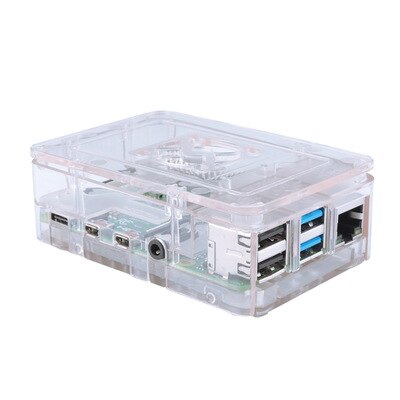 Videogameconsolebehuizing raspberry  pi 2 generatie 3 generatie 4 generatie raspberry  pi 2b 3b 3b+ 4b behuizing kan ventilator installeren