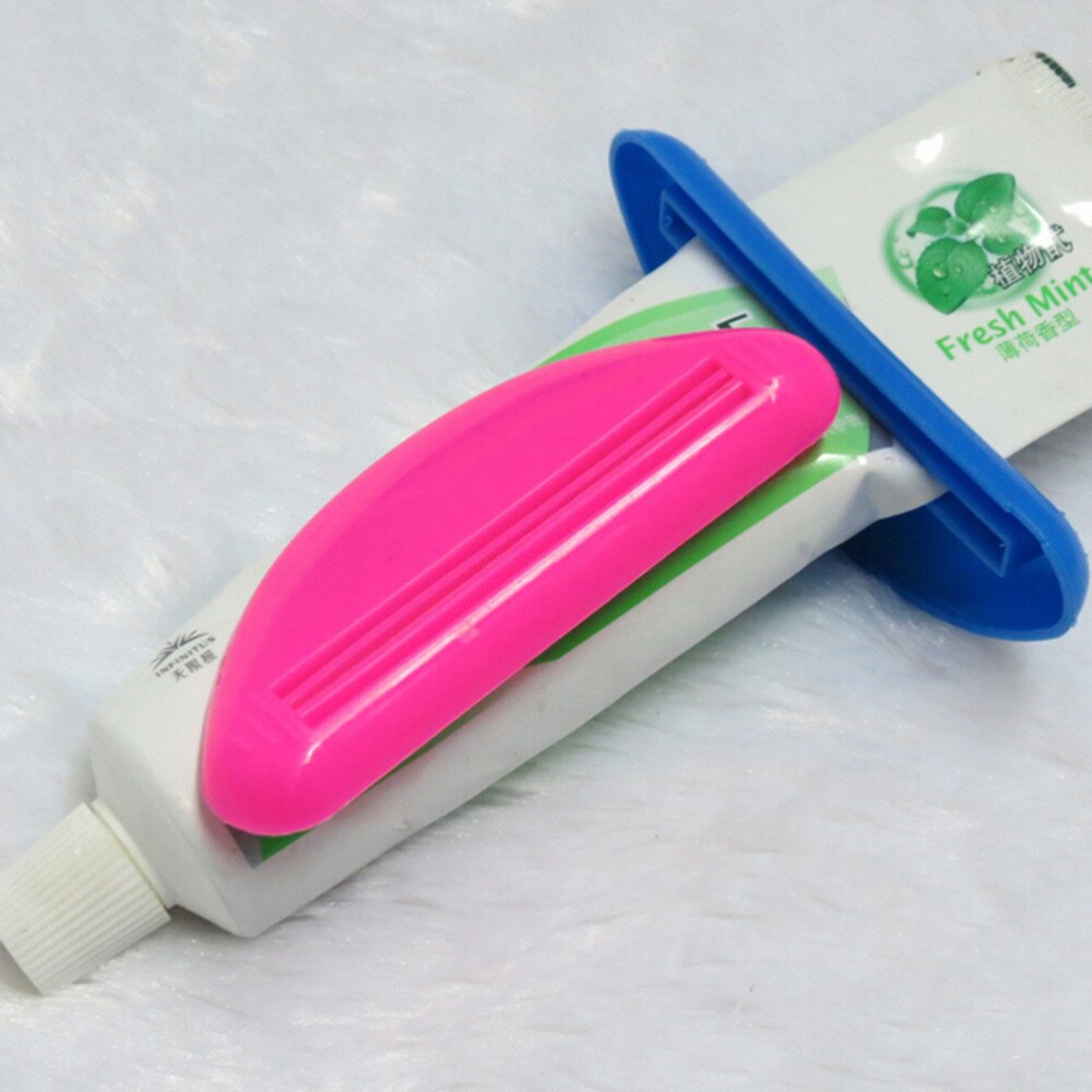 Klemme let tryk tandpasta hjem sikkert værktøj sanitetsartikler tilbehør 2 stk / sæt dispenser klemrør