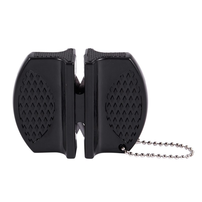 1 Pcs Two-Step Knife Sharpener Black & 1 Pcs Faucet Water Filter Scalable Stone Faucet Water Filter System Blue