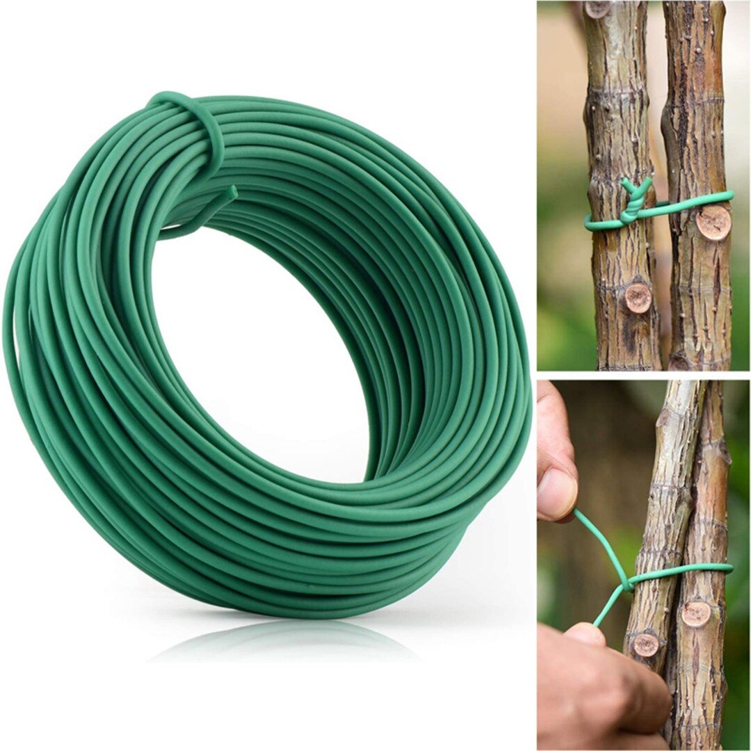 100 Attaches Réutilisables Pour Plantes - Clips Ajustables En Plastique Vert, Pour Vignes Et Jardinage