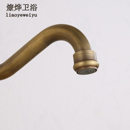 Antique Copper Kitchen Faucet Kitchen and Cold Water Dragon 360 du Rotation Leading Pool Faucet and Cold Water