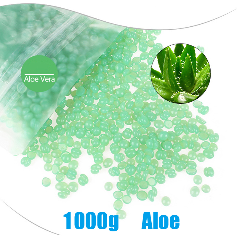 1000g Film Schmerzlos Wachsen Perlen Enthaarung Wachs Bohnen Harte Wachs Bohnen Heizung Wachs Maschine Bikini Gesicht Körper haar Entfernung: Lila