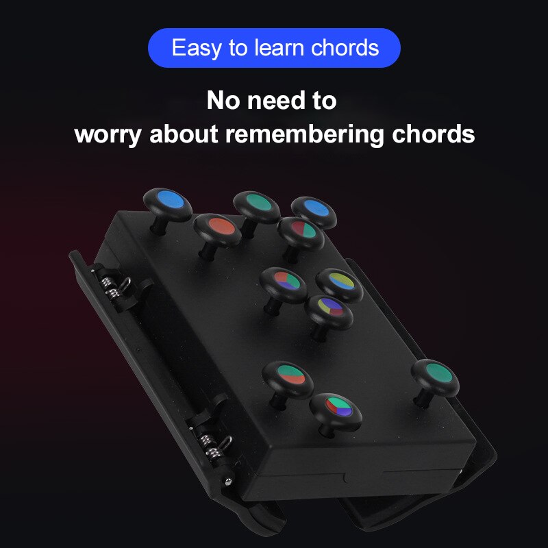 Guitar Learning System Teaching Practice Aid With 21 Chords Guitar Chord Trainer Practice Tools Accessories