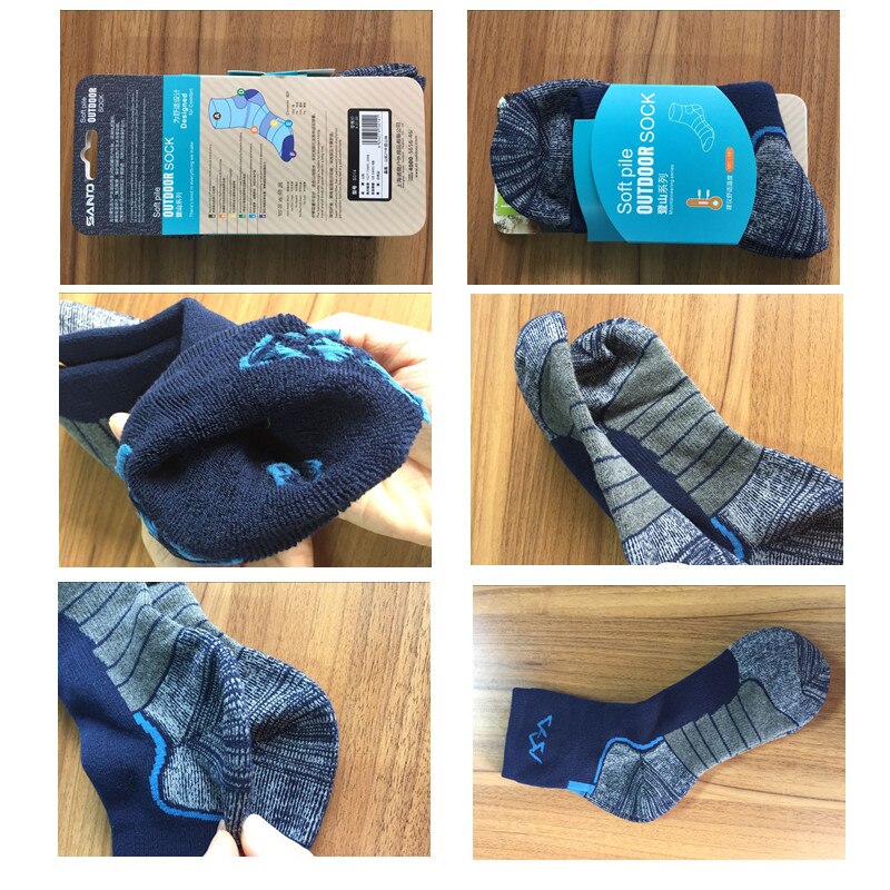 Calze da sci termiche invernali uomo caldo donna Outdoor ciclismo snowboard escursionismo sport calze Coolmax calze termiche più spesse