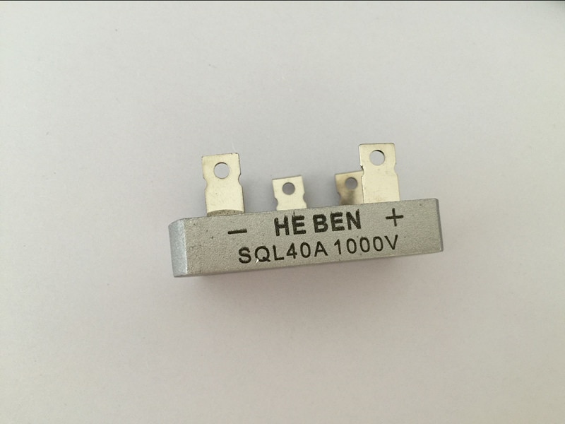 1 stks driefasige gelijkrichter gelijkrichter SQL40A 1000 V Metal Case Bridge Rectifier 32*60mm