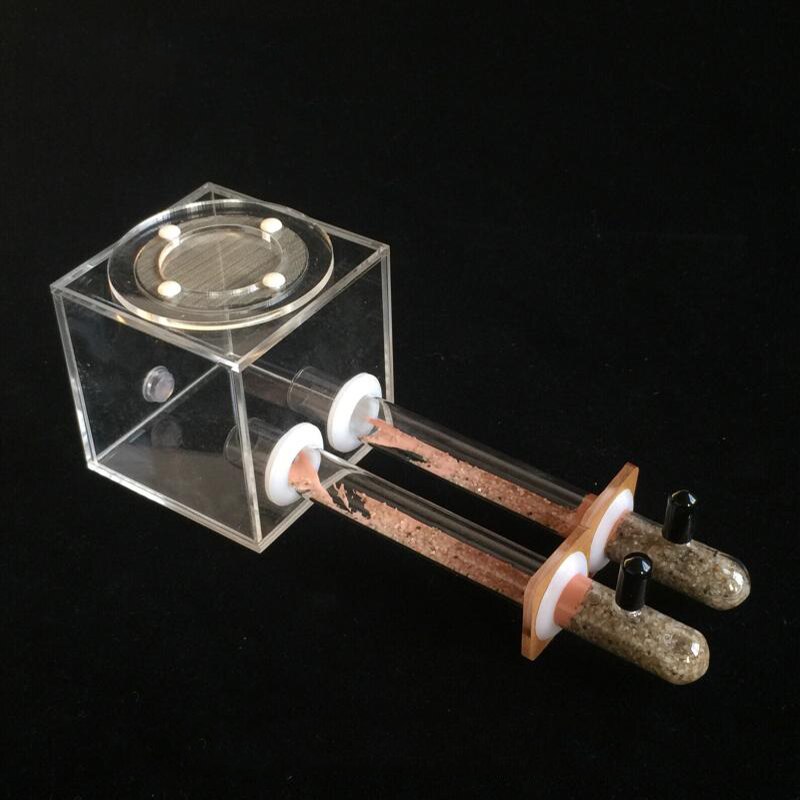 15MM Double Hole Simple Paving Test Tube Nest Ant Farm Small Community Ant Breeding Nest Send Test Tube Bracket: Default Title