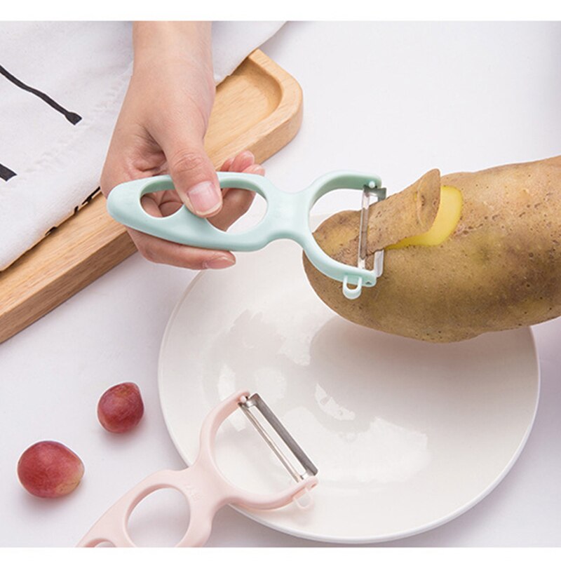 Groente-fruit dunschiller appel meloen wortel plakjes snijder aardappel rasp maatbeker pasta gereedschap schraapmes keuken plastic gadgets