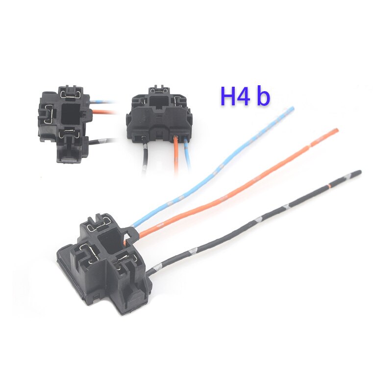 Adaptador de luces de coche, 2 piezas, H1, H4, H7, soporte para bombilla de Faro, accesorios de conector