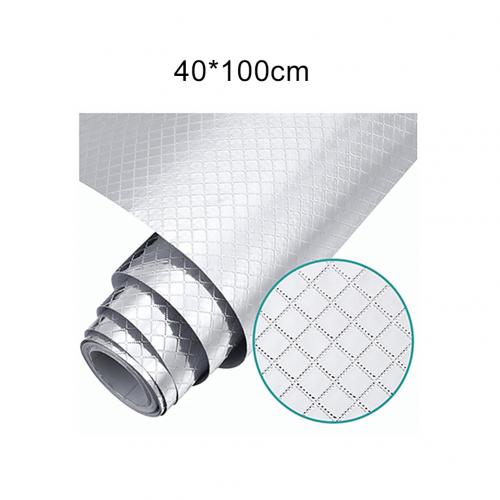 Keukenfornuis oliebestendig zelfklevend behang anti-fouling hoge temperatuur aluminiumfolie sticker waterdichte kaststickers: Default Title