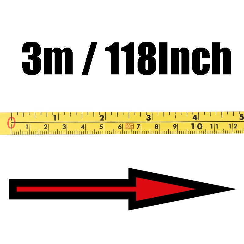 Miter Saw Self Adhesive Tape Measure 0.5&quot; Width Inch &amp; Metric Steel Ruler Miter Saw Scale For Table Saw Router Table Workbench: INCH-3M