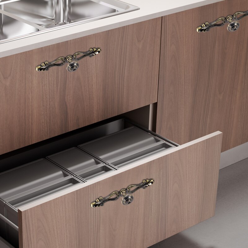 Tirador de mueble moderno bronce chino, Pomos y tiradores de armario de cocina, armario, tirador de puerta de armario, cajones