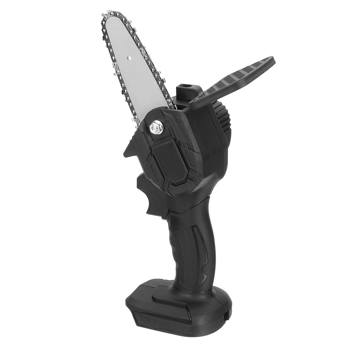 Cordless Electric Chainsaw Mini Electric Chain Saw 4 inch 600W Electric Pruning Saw Portable Electric Saw for 18V Makita Battery: Black