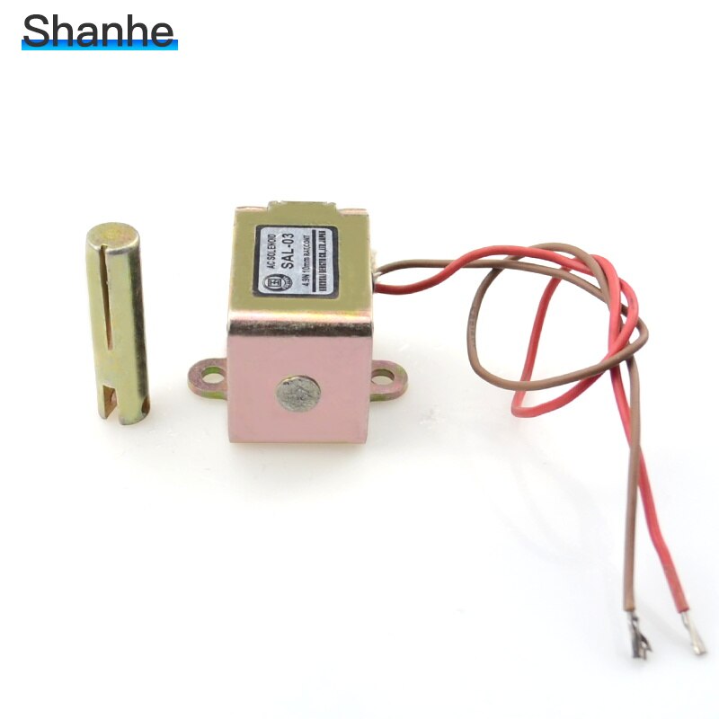 SAL-03 AC 220V 110v 4.9N 10mm Solenoid Electromagnet Coil