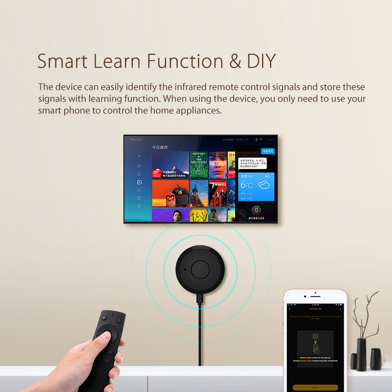 Avatto Wifi Ir Afstandsbediening, Smart Universele 2.4G Remote Voice Control Met Alexa, google Home Infrarood Smart Home Automation