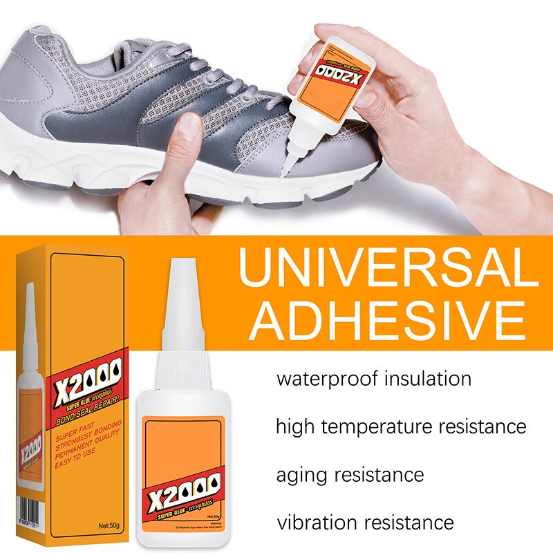 Nieuw Super Lijm Multifunctionele Waterdichte Schoen Reparatie Lijm Sneakers Lederen Schoenen Lijm Lijm: Default Title