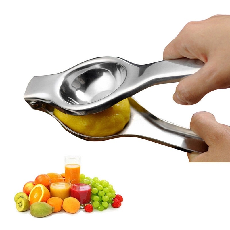 Multifunktionel mini rustfrit stål citron appelsinpresser juicer hånd citruspresser presse presse grøntsagssaft værktøjer