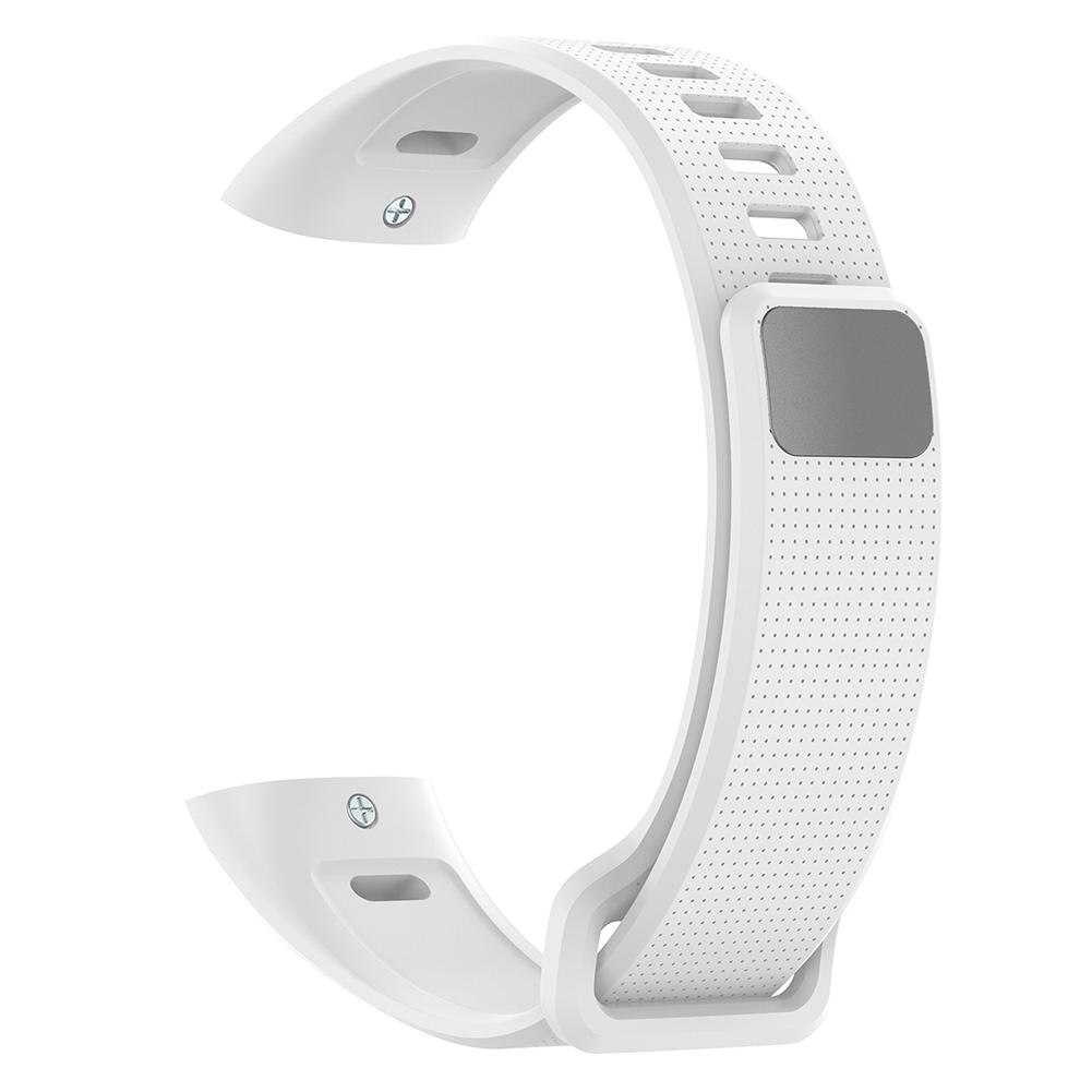 Voor Huawei Band 2 Pro Band Replcament Siliconen Horloge Band Strap Riem Voor Huawei Band 2/Band 2 Pro/ERS-B19/ERS-B29 Smart Horloge: WHITE