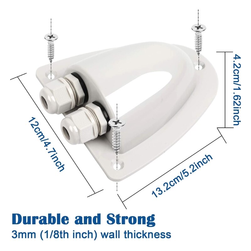Solar Cable Entry Gland Housing Box Weatherproof Cable Entry Plate for Solar K0AB