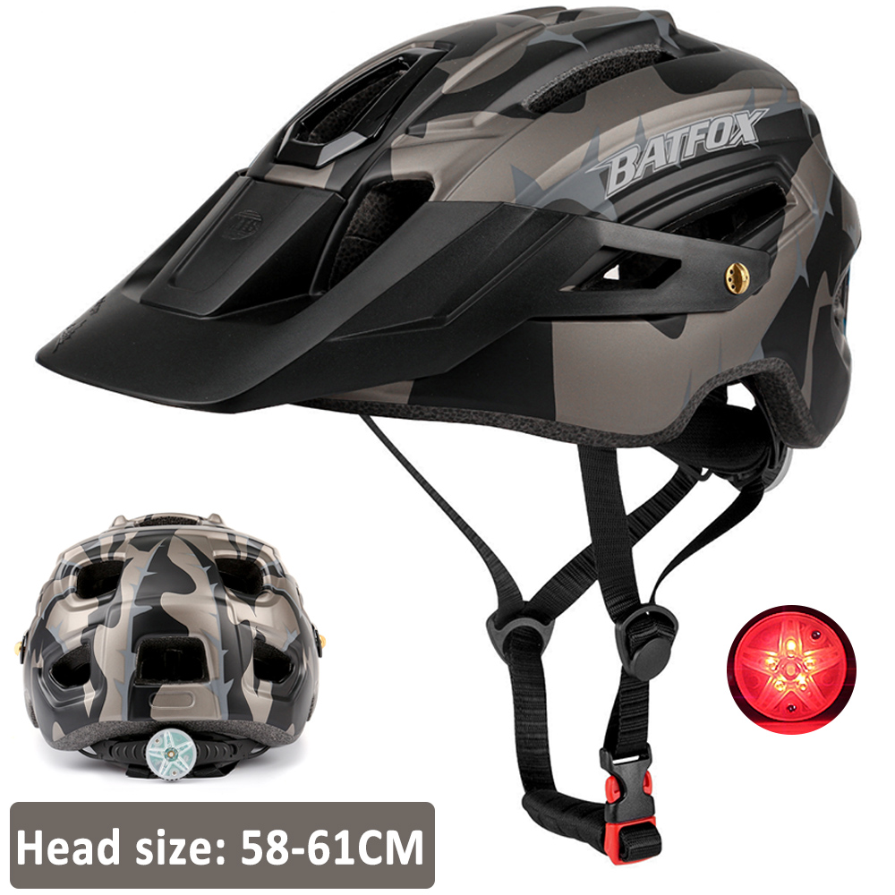 Orange cycling helmet MTB Large brim mountain bike ultralight bicycle helmet Men Women Casco Ciclismo Bicicleta MTB helmets: 279-titanium