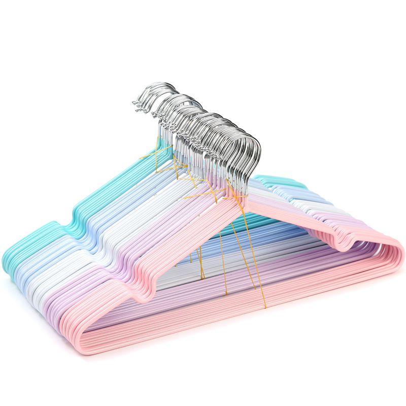 5 st metallgalgar utan halkskydd, slitstarka och robusta klädställningar, platsbesparande för organisering av sovrummet