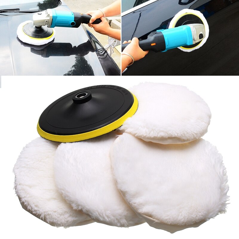 7 Inch Polijstmachine/Buffer Zachte Bonnet & Pad Met Klittenband Voor Auto Polijsten/Buffing