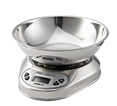 electronic stainless steel kitchen scale weight 5kg/1g electronic portable stainless steel bowl scale baking scale