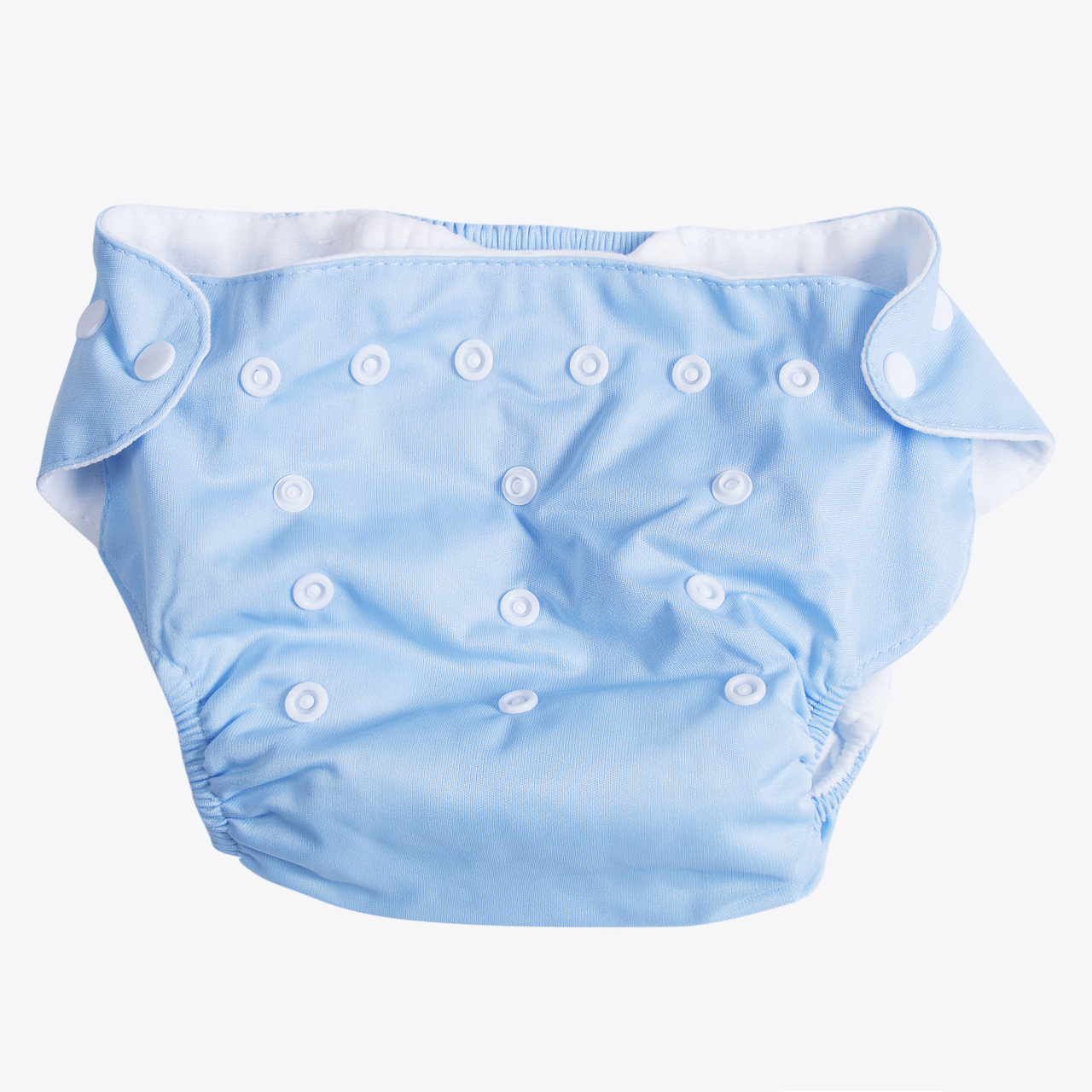 Adjustable Reusable Baby Kids Boy Girl Washable Cloth Comfortable Diaper Nappies Cloth Diapers: Sky blue