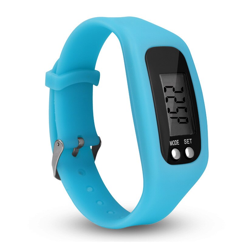 Sports Pedometer Running Step Counter Walking Distance Calorie Counter Pedometer Digital Tracker LCD Fitness Watch Bracelet: G