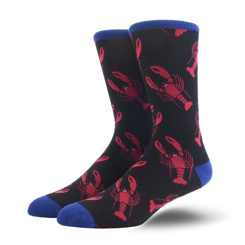 Dress Socks for Men Colorful Funny Crazy Novelty Fun Dress Socks Pack Bonangel Cool Pattern Crew Socks for Men: 10