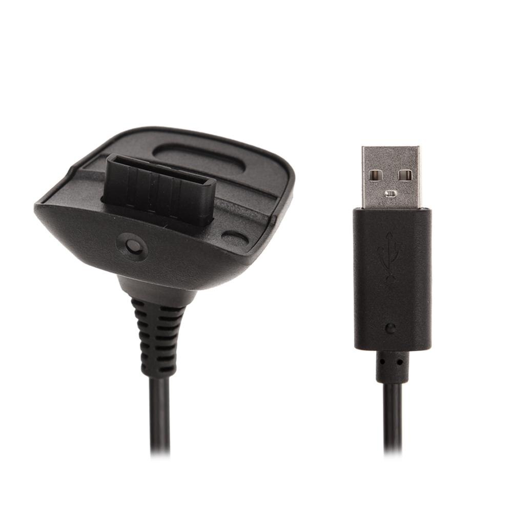 Cabo usb para carregar controle de xbox 360, para jogos sem fio, fonte de alimentação para joystick