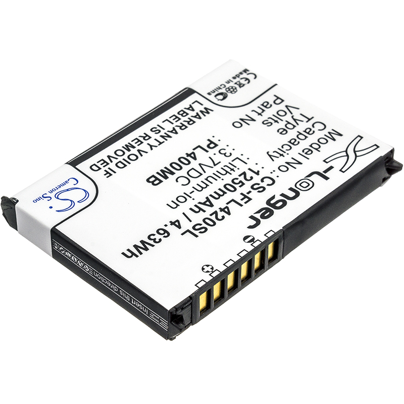 Batería de 1250 mAh para Fujitsu, para Siemens Loox 400, 410, 420, C500, C550,S26391-F2607-L50, 10600405394, PL400MB,PL400MD