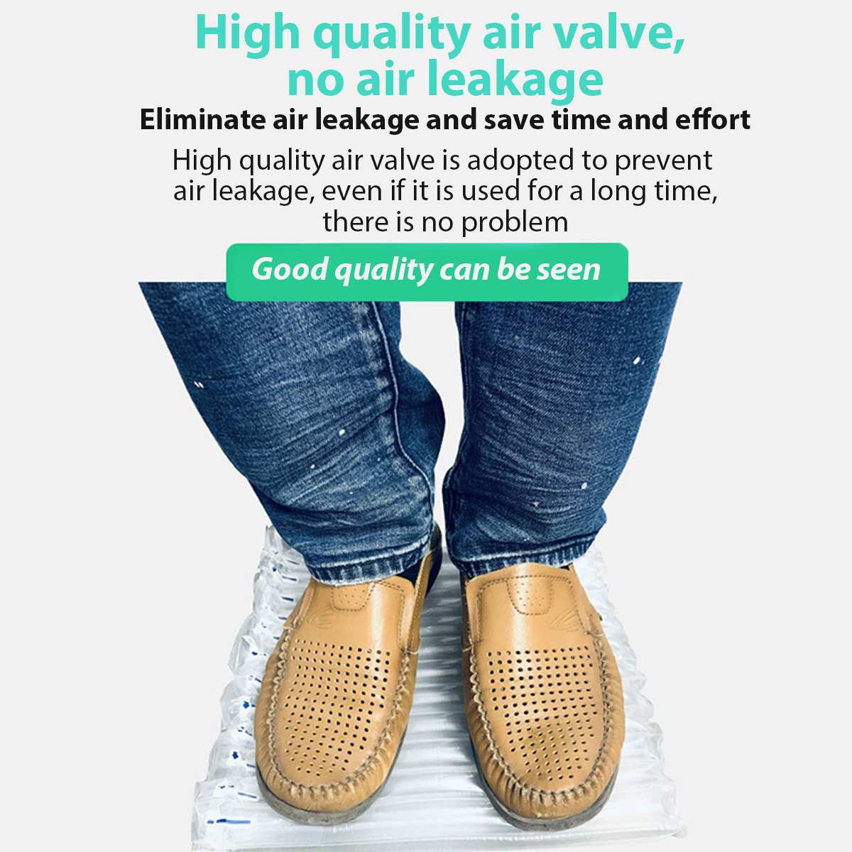 Inflatable Air Column Bag Coil Express Packaging Shockproof Bubble Film Anti-Collision Buffer Inflatable Bubble Column Courier