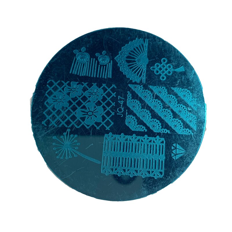 Nail Art Stamp Nail Stamping Template Flower Geometry Animals DIY Nail Designs Manicure Image Plate Stamper Scraper with Cap: style 6