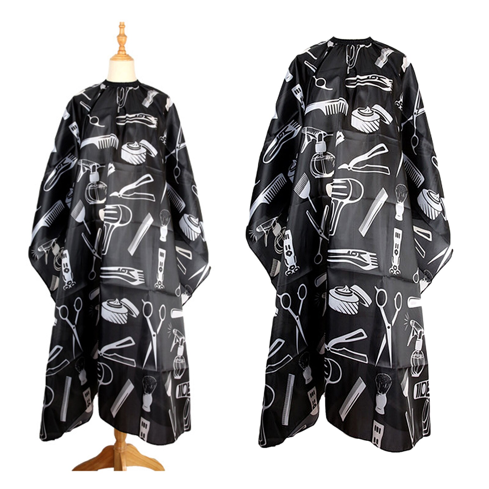 Capa impermeable para Barbero, capa antiestática para salón de casa y barbería