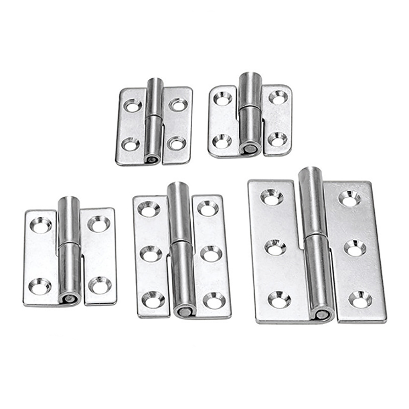 Bisagra desmontable de acero inoxidable 304, bisagra de puerta extraíble para armario, herrajes para muebles