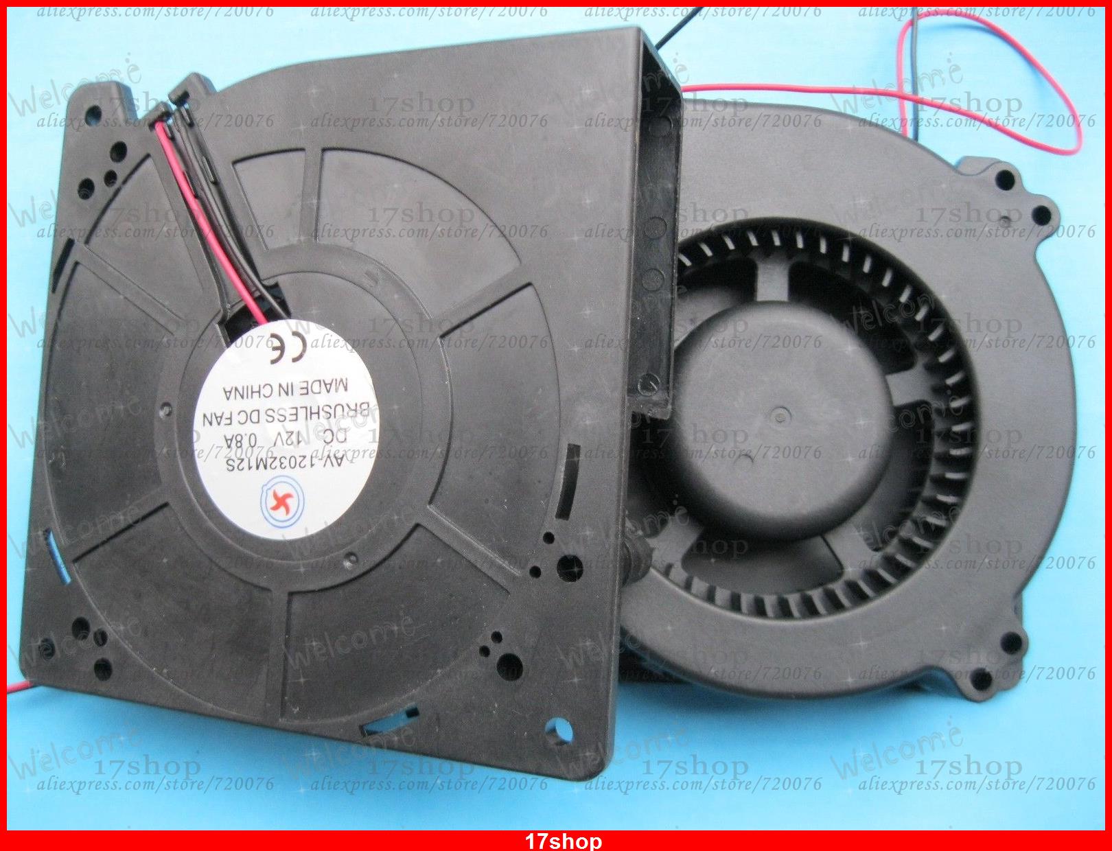 1 pcs Brushless DC Blower Fan 12V 12032S 120x120x32mm 2pin