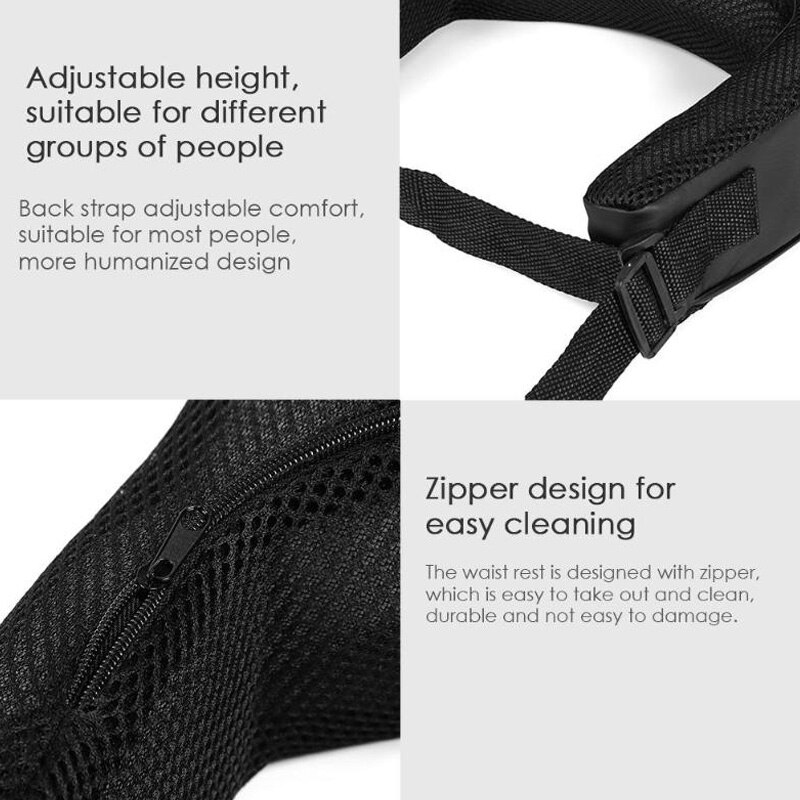 Appui-tête réglable de voiture cou oreiller Faux cuir cou Protection reste oreillers 1X