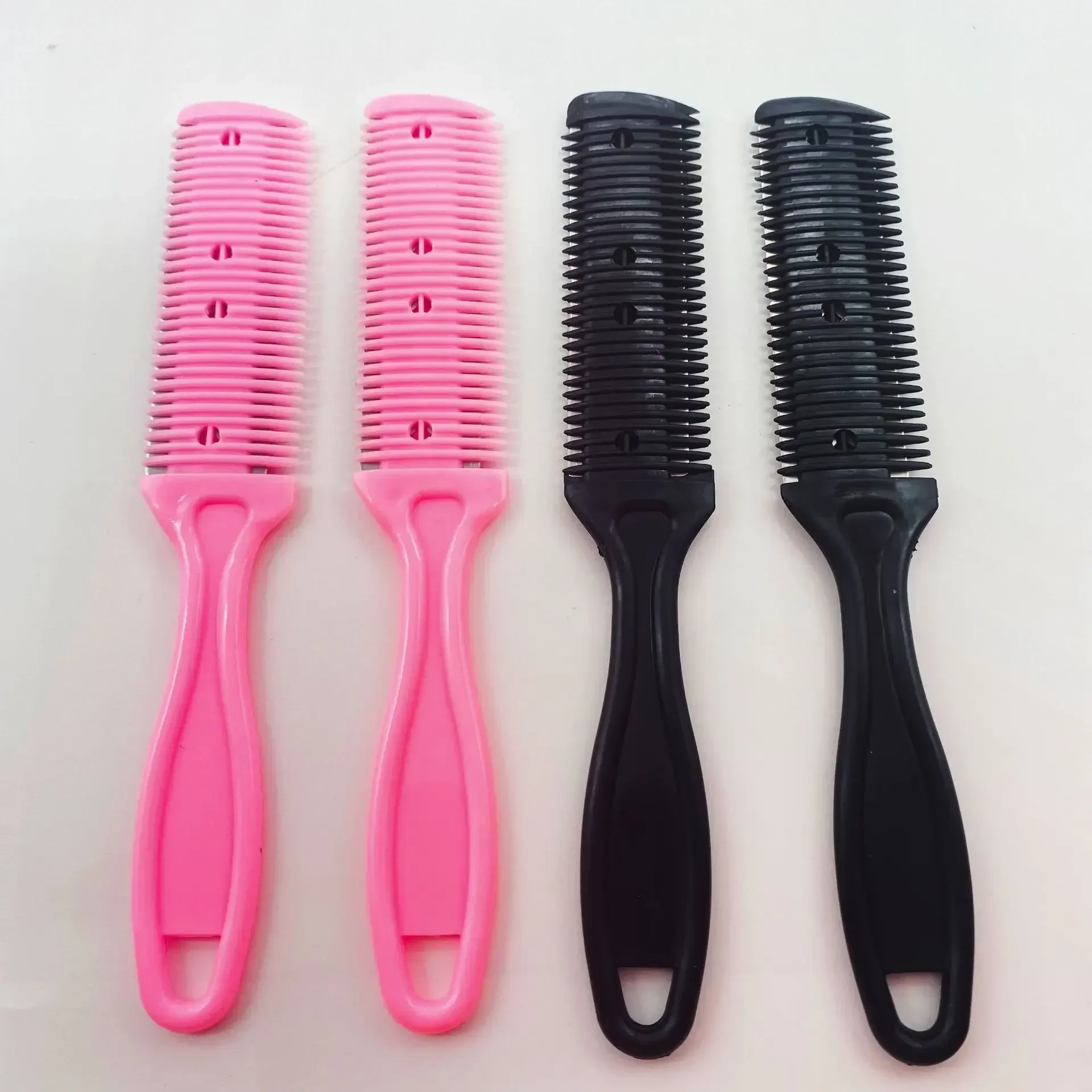 Haar Rasieren Kamm Mit Rasierklinge Haar Bürsten Haar Trimmer Schneiden Ausdünnung Haarschnitt Werkzeug Professionelle Barbier Salon Haare Messer